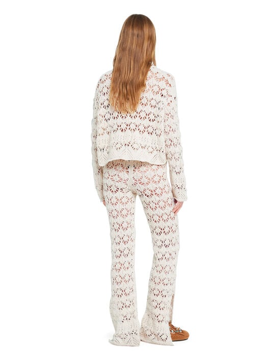 Alanui Lagoon Romance Cardicrop White Pearl LWHB055R26KNI002