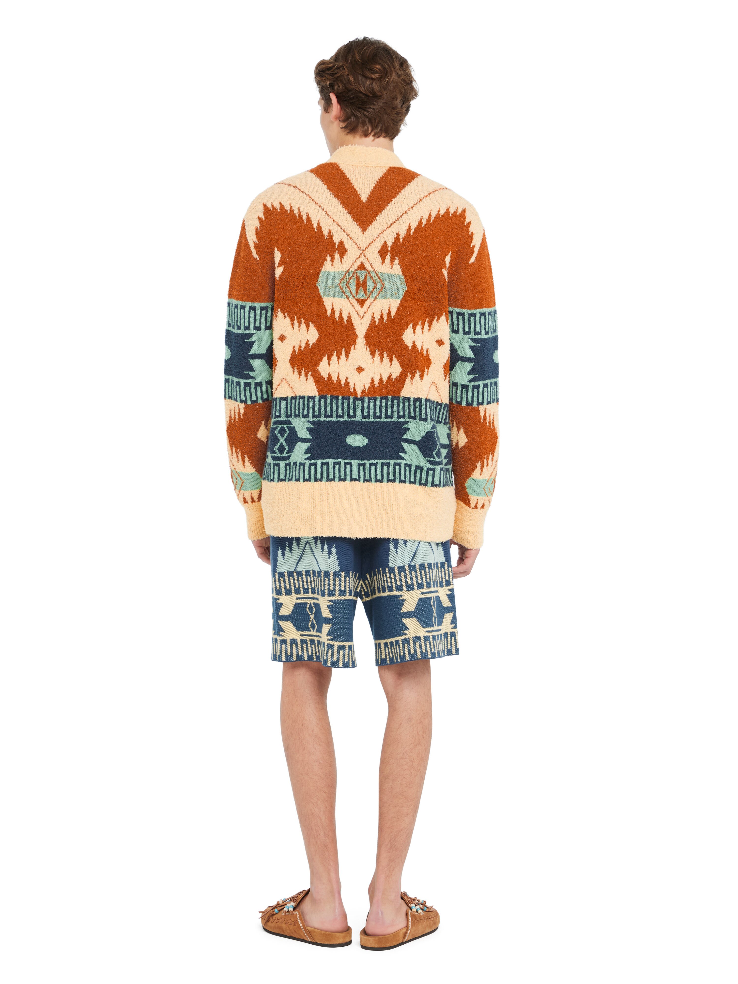 Alanui Golden Dusk Cardigan Sunrise-Sunlight LMHB035R26KNI001