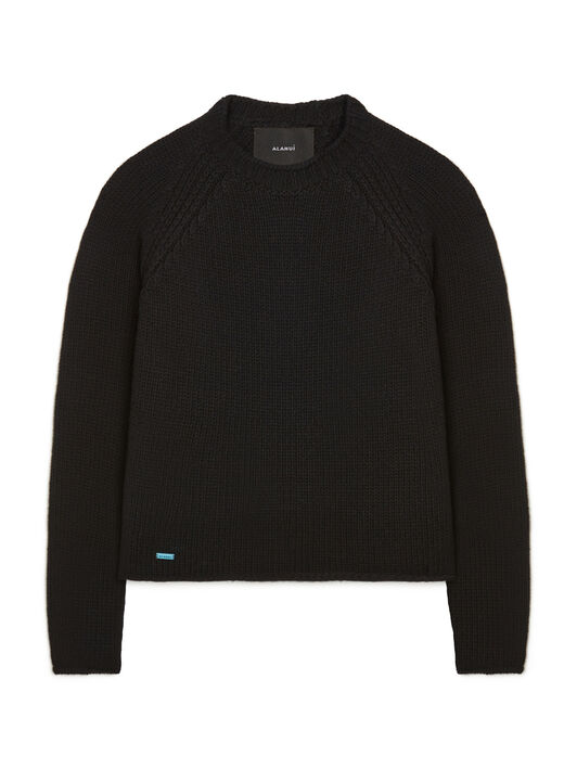 Alanui Alanui Finest Sweater Black LWHE076R26KNI001 Alanui Alanui Finest Sweater Black LWHE076R26KNI001