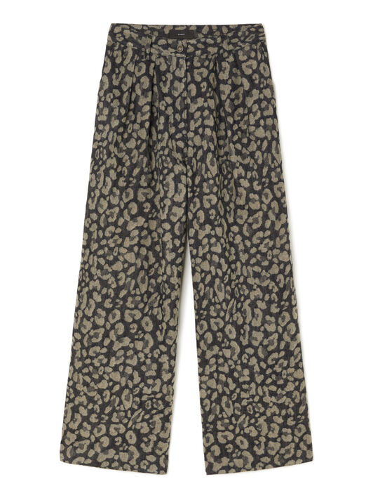 Alanui Seattle Jungle Wide Leg Denim Pants Ardesia-Dark Dust LWYB003E25DEN001