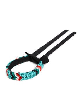 Alanui Memories Of The Savannah Anklets Turquoise-Multicolor LWOE002R25MAT001