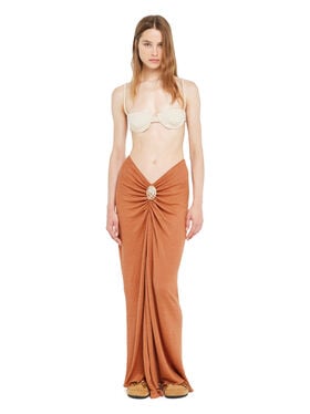 Alanui Mermaid Inside Skirt Red Earth