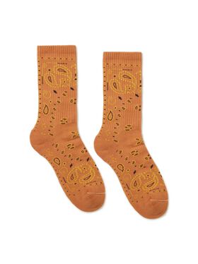 Alanui Bandana Socks Tamarind-Multicolor LMRA004E24KNI001