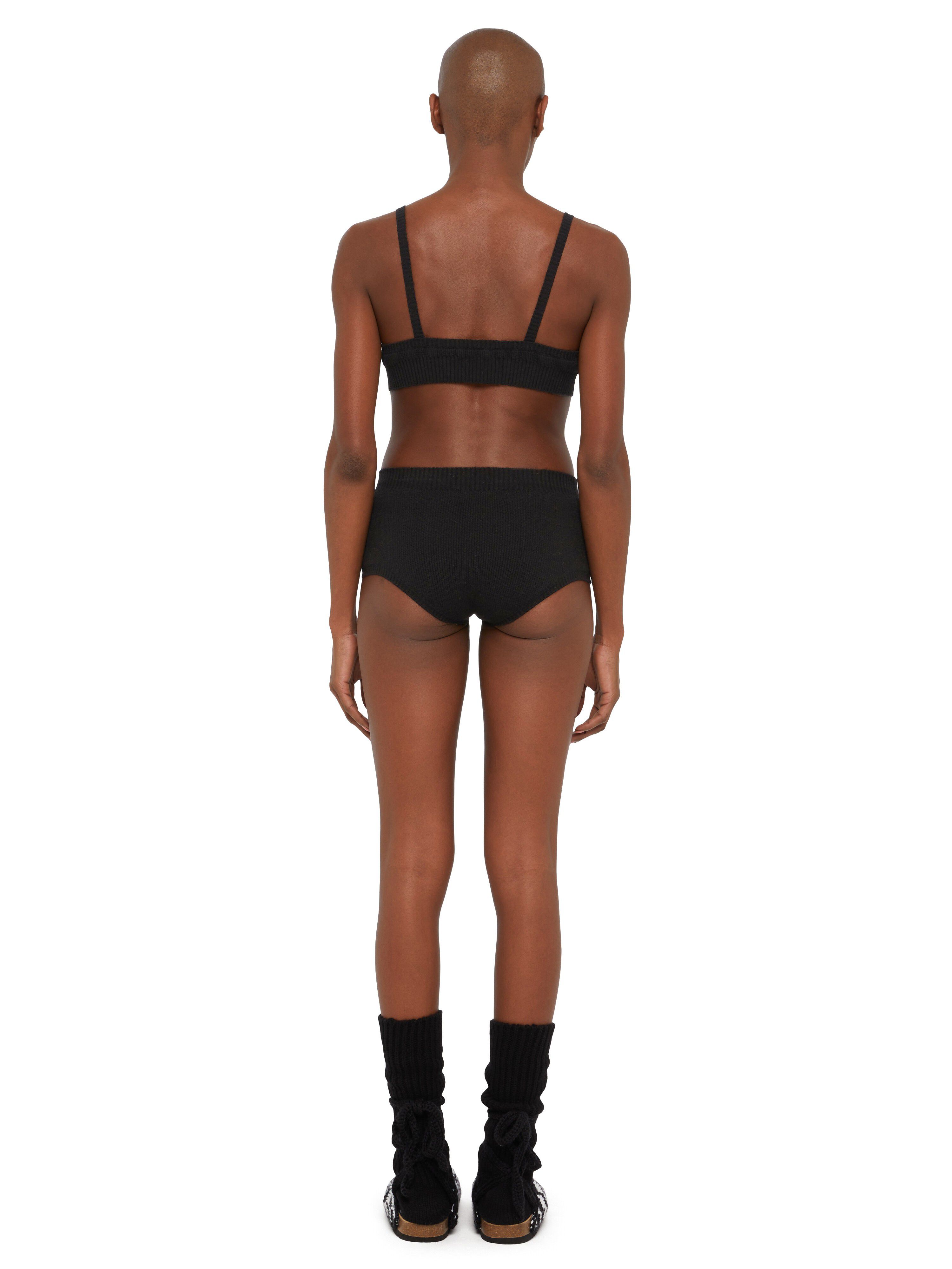 Alanui Cashmere Bra Black LWHR005E24KNI001