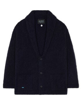 Alanui Alanui Finest Cardigan Midnight Blue LMHB037E25KNI001