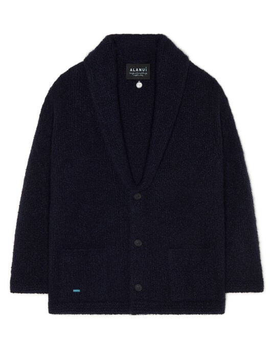 Alanui Alanui Finest Cardigan Midnight Blue LMHB037E25KNI001