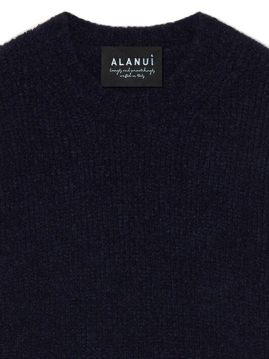 Alanui Alanui Finest Sweater Midnight Blue LMHE033E25KNI004