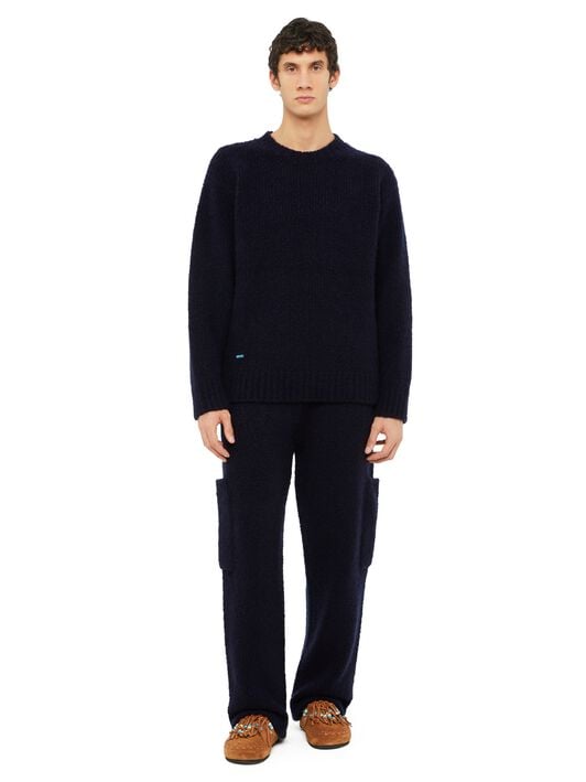 Alanui Alanui Finest Sweater Midnight Blue LMHE033E24KNI002