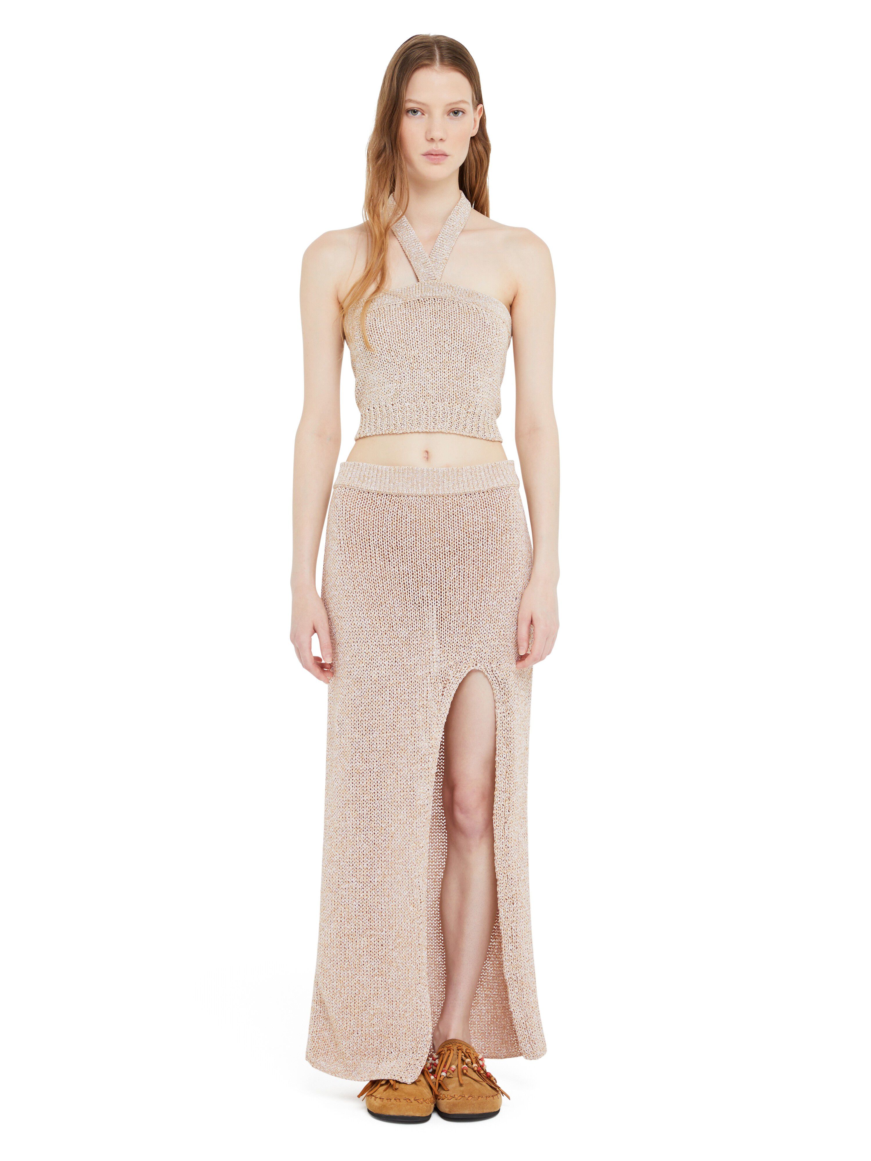 Alanui Shady Beach Skirt Almond LWHL02CR25KNI001