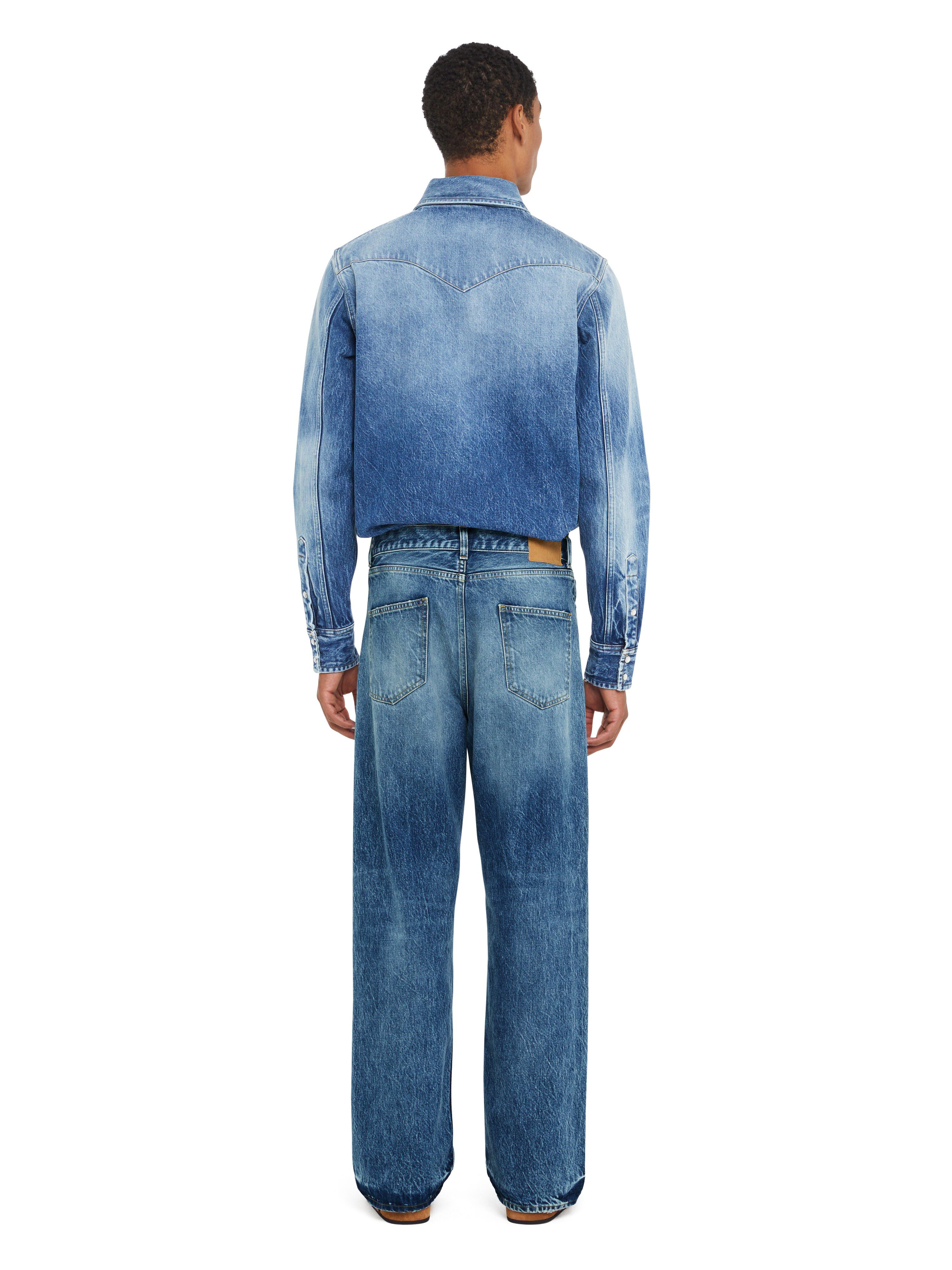 Alanui Medium Wash Denim Pants Medium Wash Blue Denim LMYA013R25DEN001