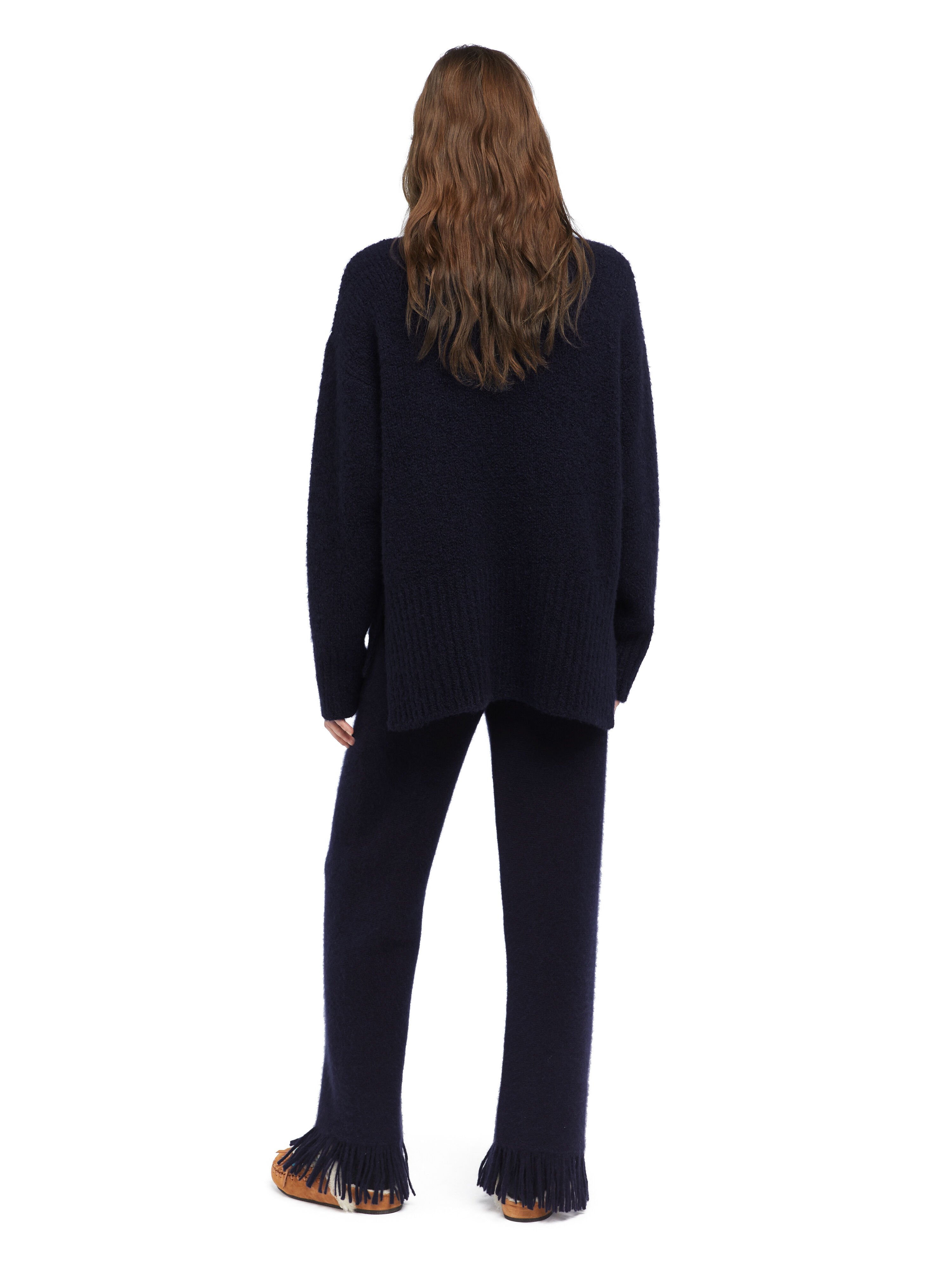 Alanui Alanui Finest Turtleneck Midnight Blue LWHF008E25KNI001