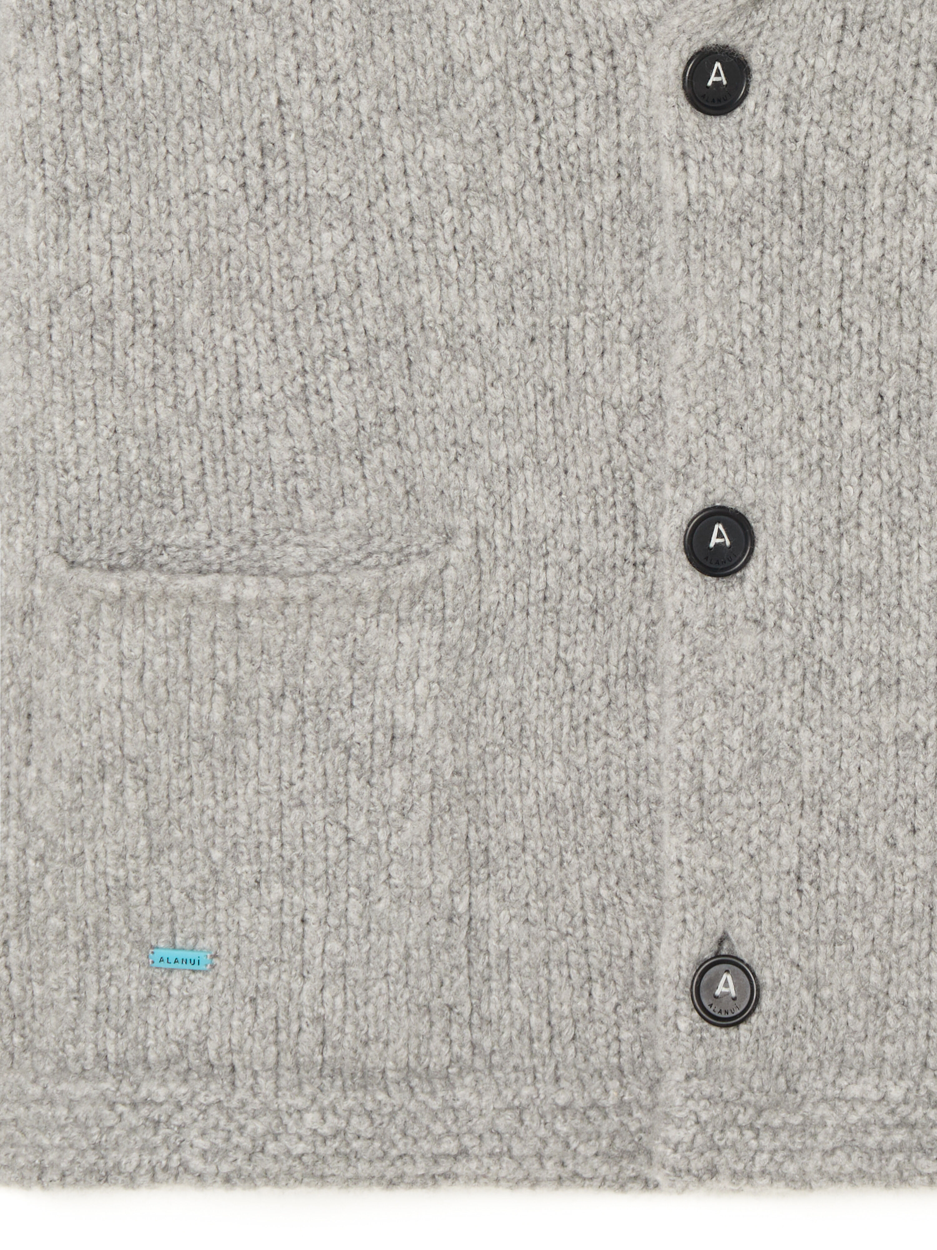 Alanui Alanui Finest Cardigan Coco Grey LMHB037E25KNI001