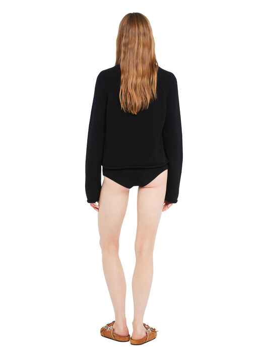 Alanui Alanui Finest Sweater Black LWHE076R26KNI001 Alanui Alanui Finest Sweater Black LWHE076R26KNI001