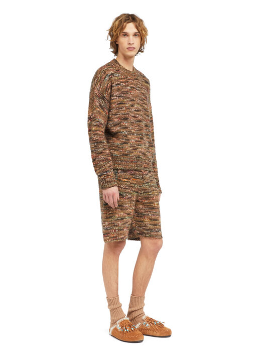 Alanui Grunge Beat Sweater Dark Dust-Multicolor LMHE033E25KNI003 Alanui Grunge Beat Sweater Dark Dust-Multicolor LMHE033E25KNI003
