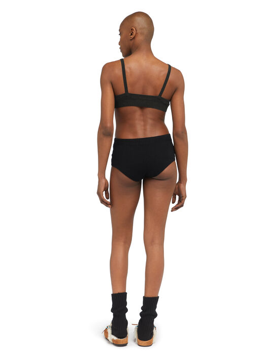 Alanui Cashmere Bralette Black