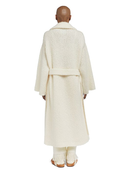 Alanui Alanui Finest Coat White Alanui Alanui Finest Coat White