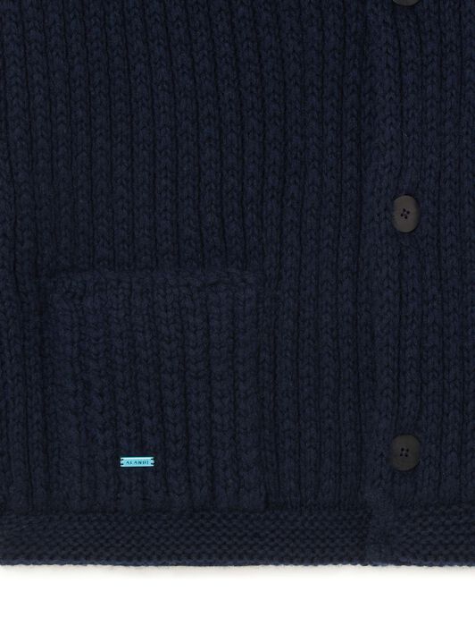 Alanui Alanui Finest Knit Cardigan Deep Blue LMHB037R24KNI001