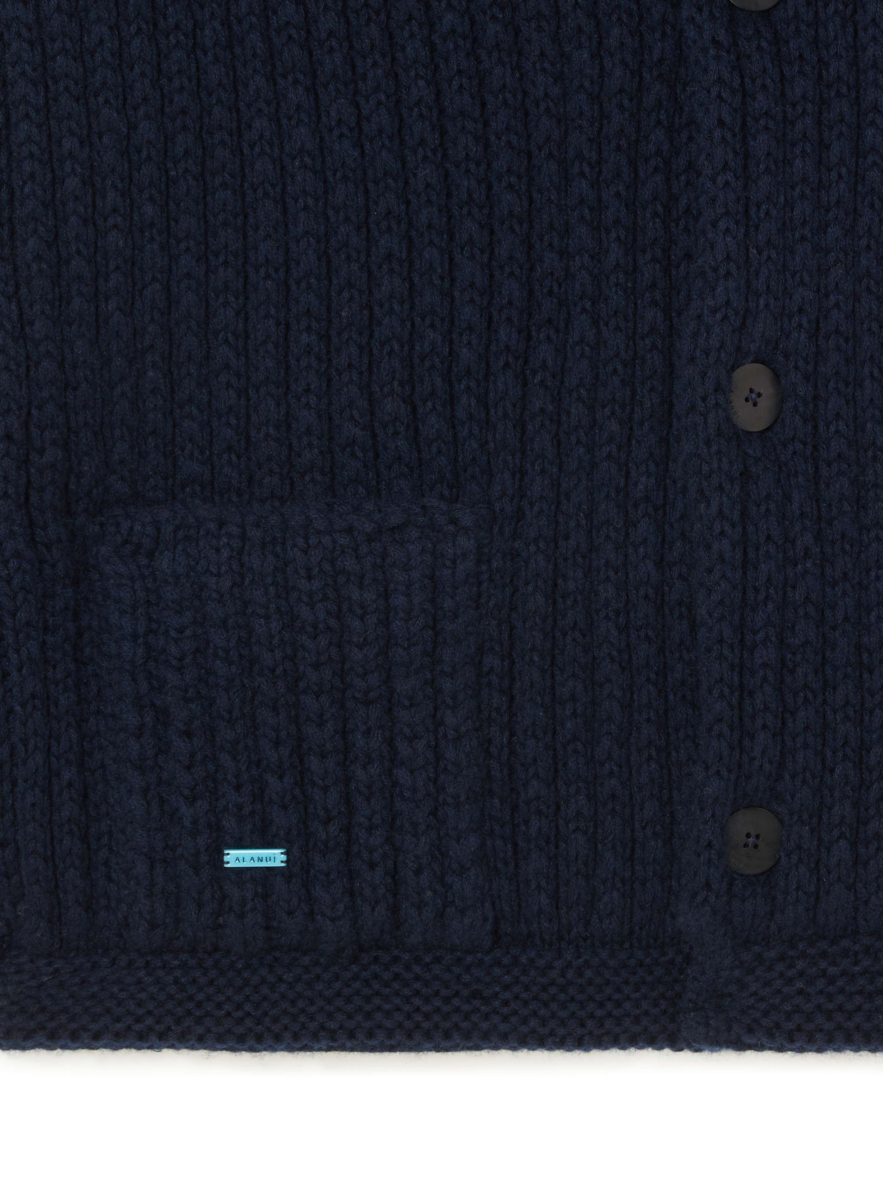 Alanui Alanui Finest Knit Cardigan Deep Blue LMHB037R24KNI001