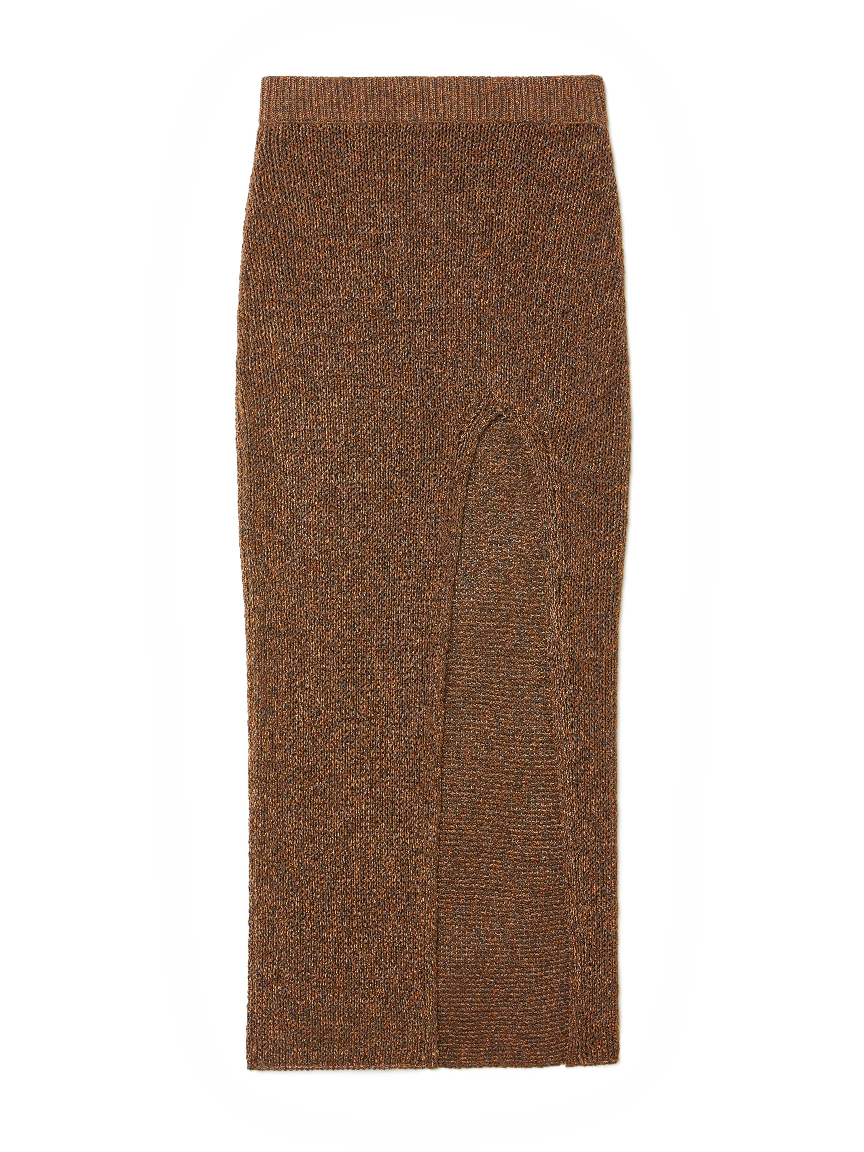 Alanui Shady Beach Skirt Pecan LWHL02CR25KNI001