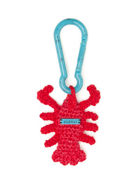 Alanui Handmade Lobster Crochet Key Holder Sunrise