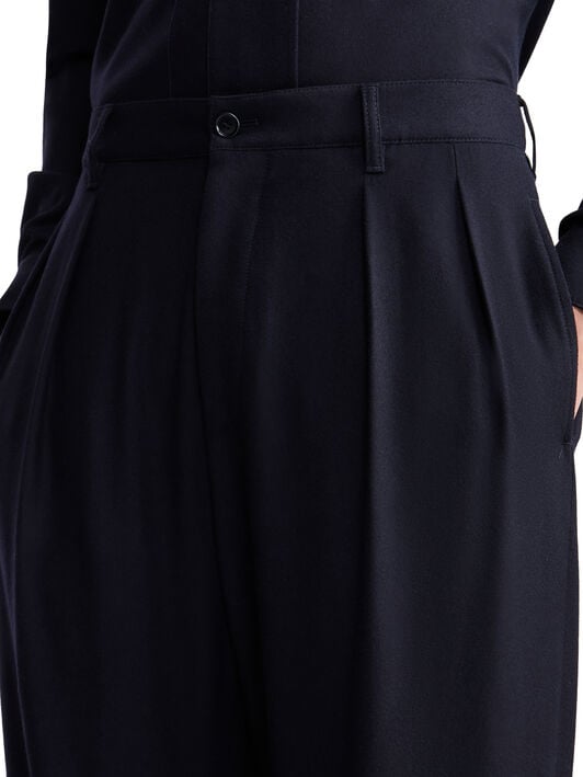 Alanui Giorgio Armani for Alanui Trousers Blue Navy Alanui Giorgio Armani for Alanui Trousers Blue Navy