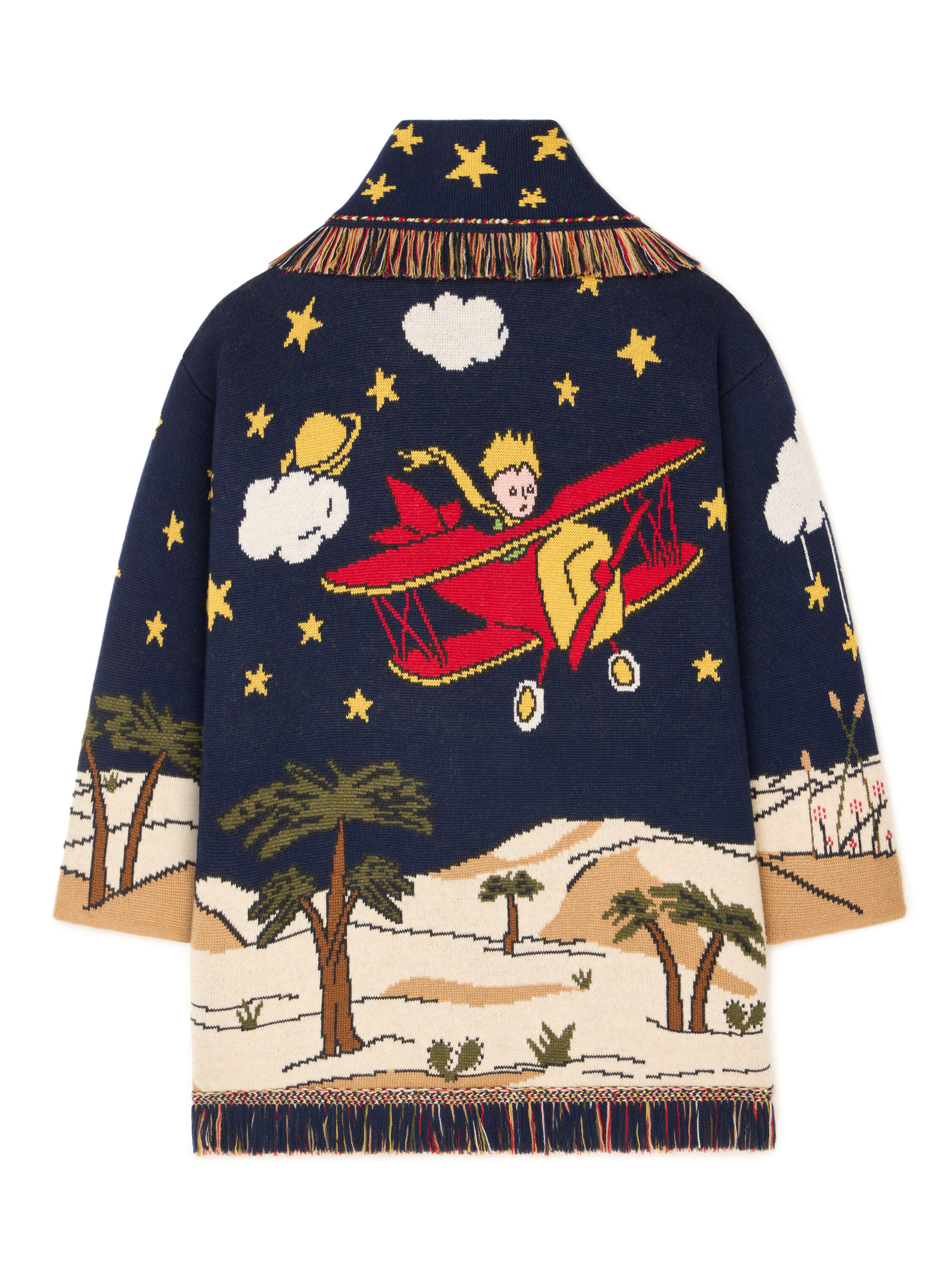Alanui Collab The Little Prince Cardigan Midnight-Multicolor LWHB064E25KNI00J