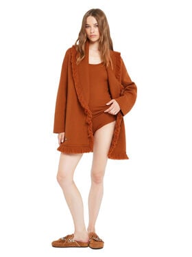 Alanui Alanui Finest Cardigan Red Earth LWHB064R26KNI008