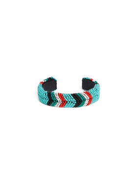 Alanui Memories Of The Savannah Bangle Turquoise-Multicolor LWOE004R25MAT001
