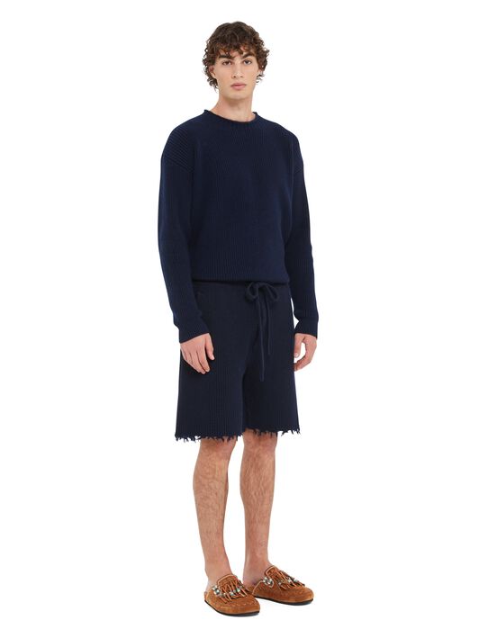 Alanui Alanui Finest Bermuda Deep Blue LMHM006R25KNI001