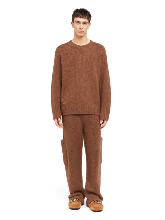 Alanui Alanui Finest Sweater Luli Brown LMHE033E25KNI004 Alanui Alanui Finest Sweater Luli Brown LMHE033E25KNI004