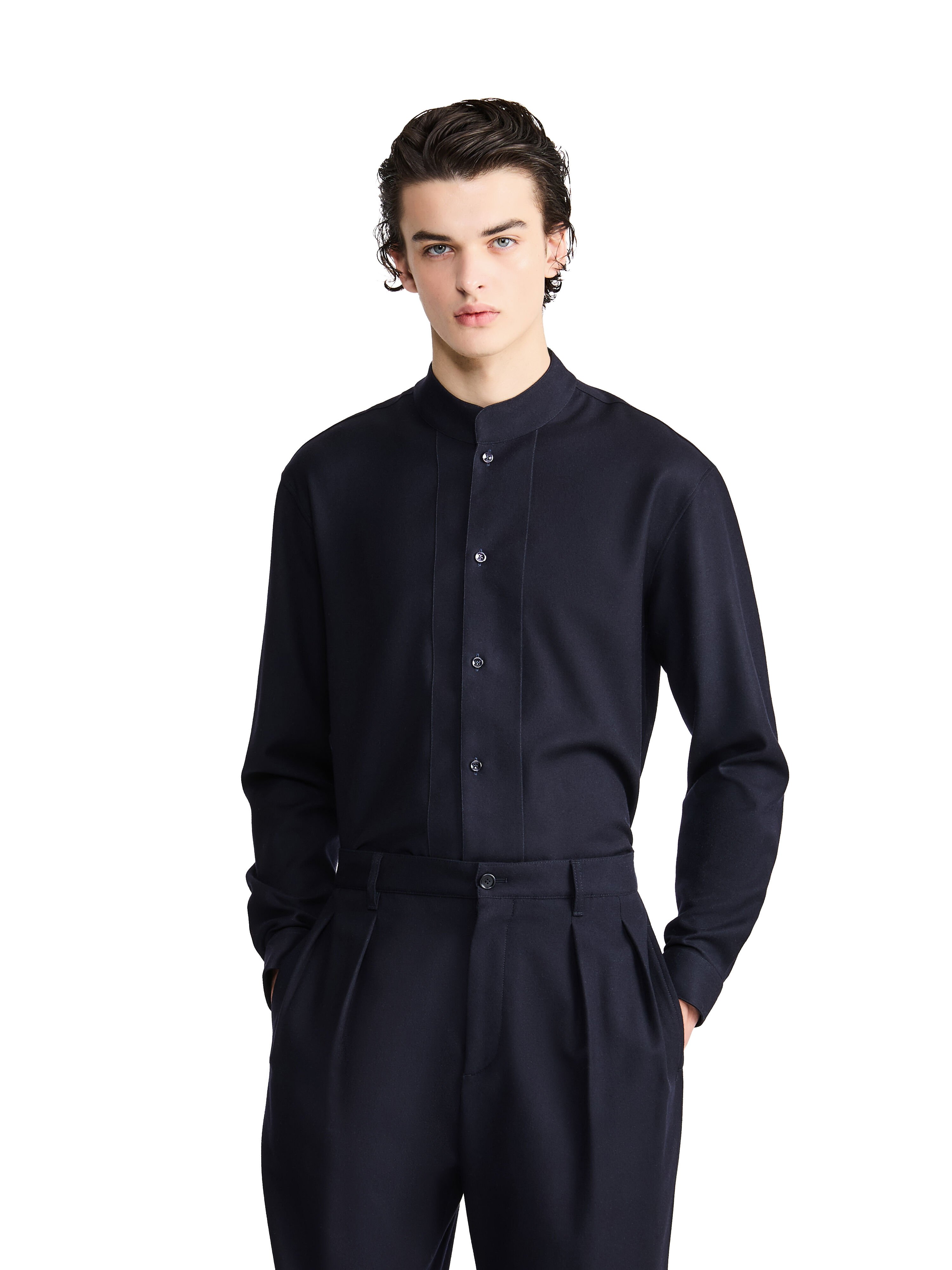 Alanui Giorgio Armani for Alanui Shirt Blue Navy