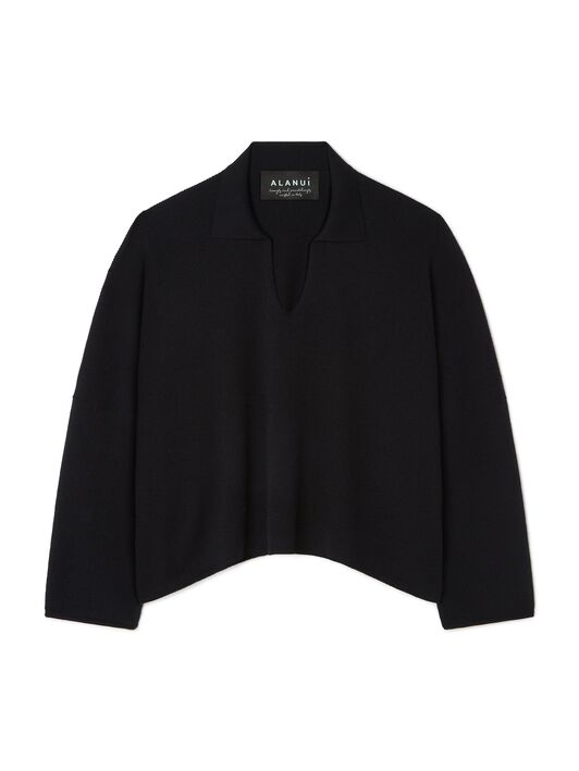 Alanui Alanui Finest Polo Black LWHV002R25KNI002