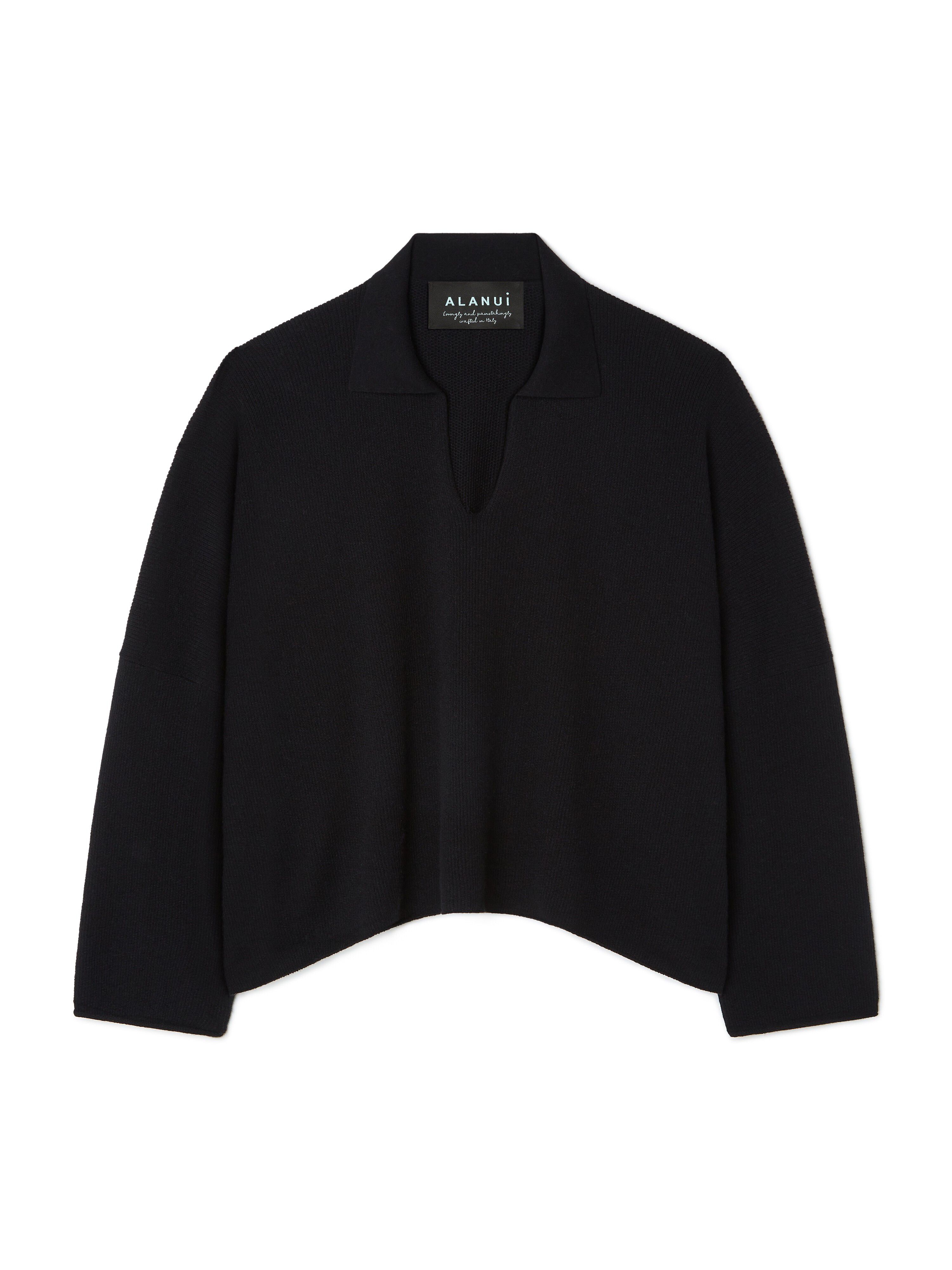Alanui Alanui Finest Polo Black LWHV002R25KNI002