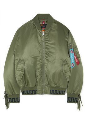 Alanui Alanui X Alpha Industries Bomber Replica Blue LWEH001R25FAB001