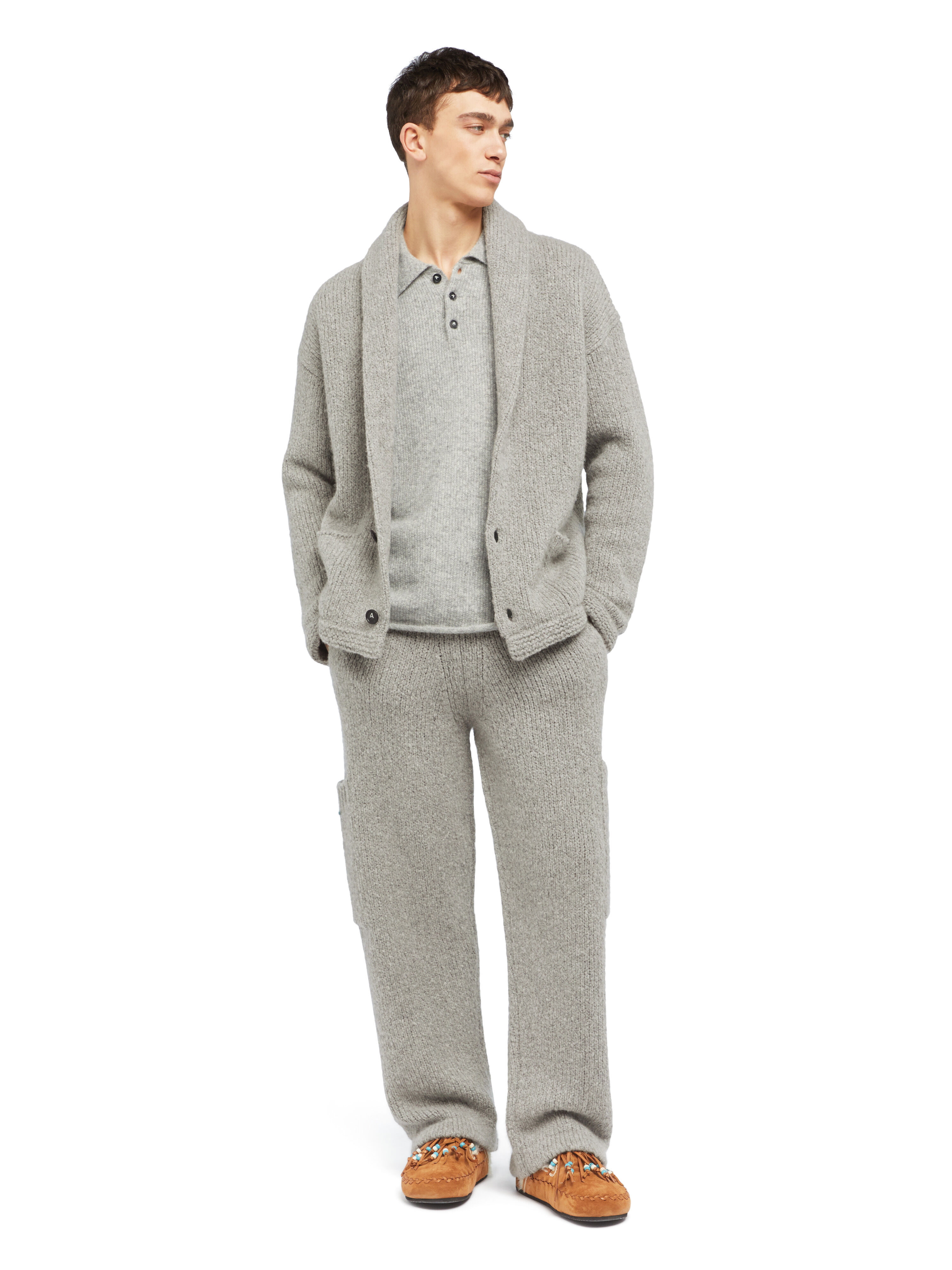 Alanui Alanui Finest Pants Coco Grey LMHG015E25KNI001