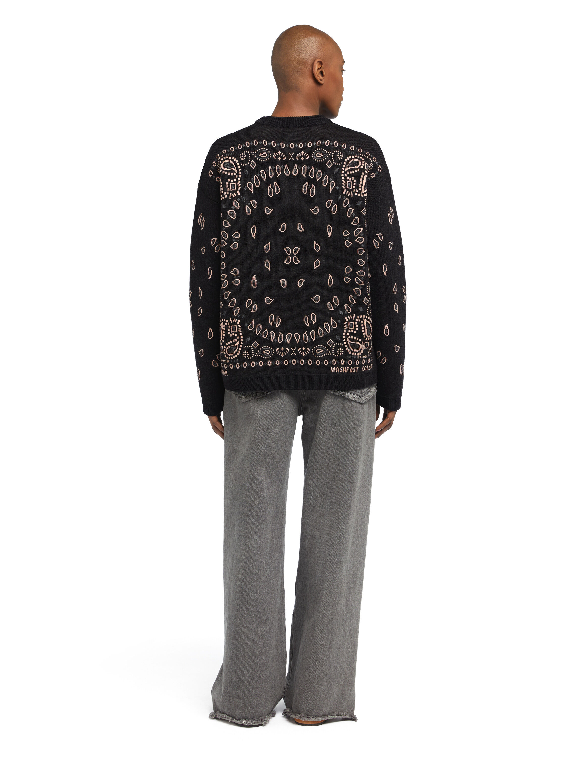 Alanui Collab The Little Prince Sweater Charcoal LWHE07DE25KNI001
