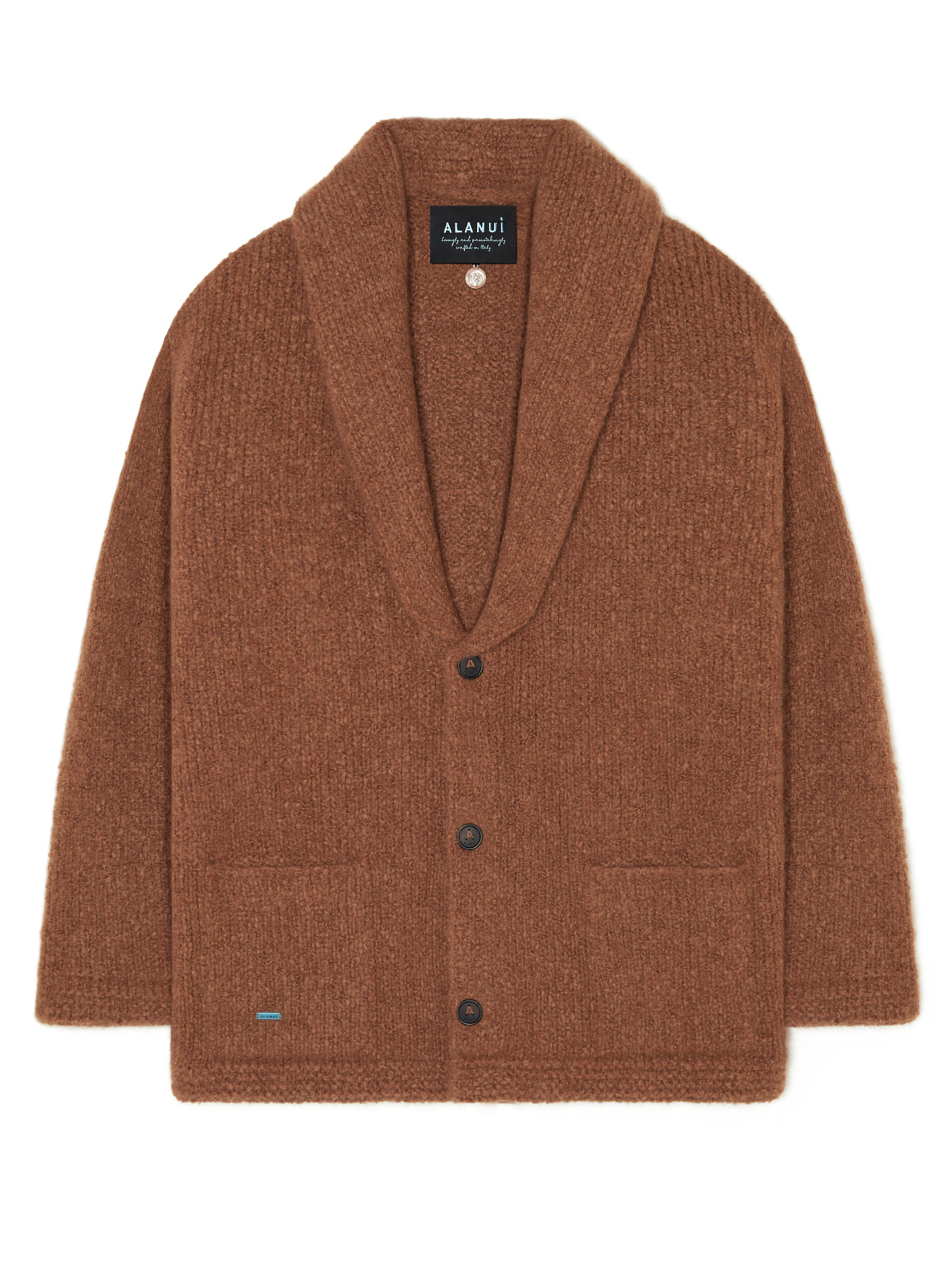 Alanui Alanui Finest Cardigan Luli Brown LMHB037E25KNI001