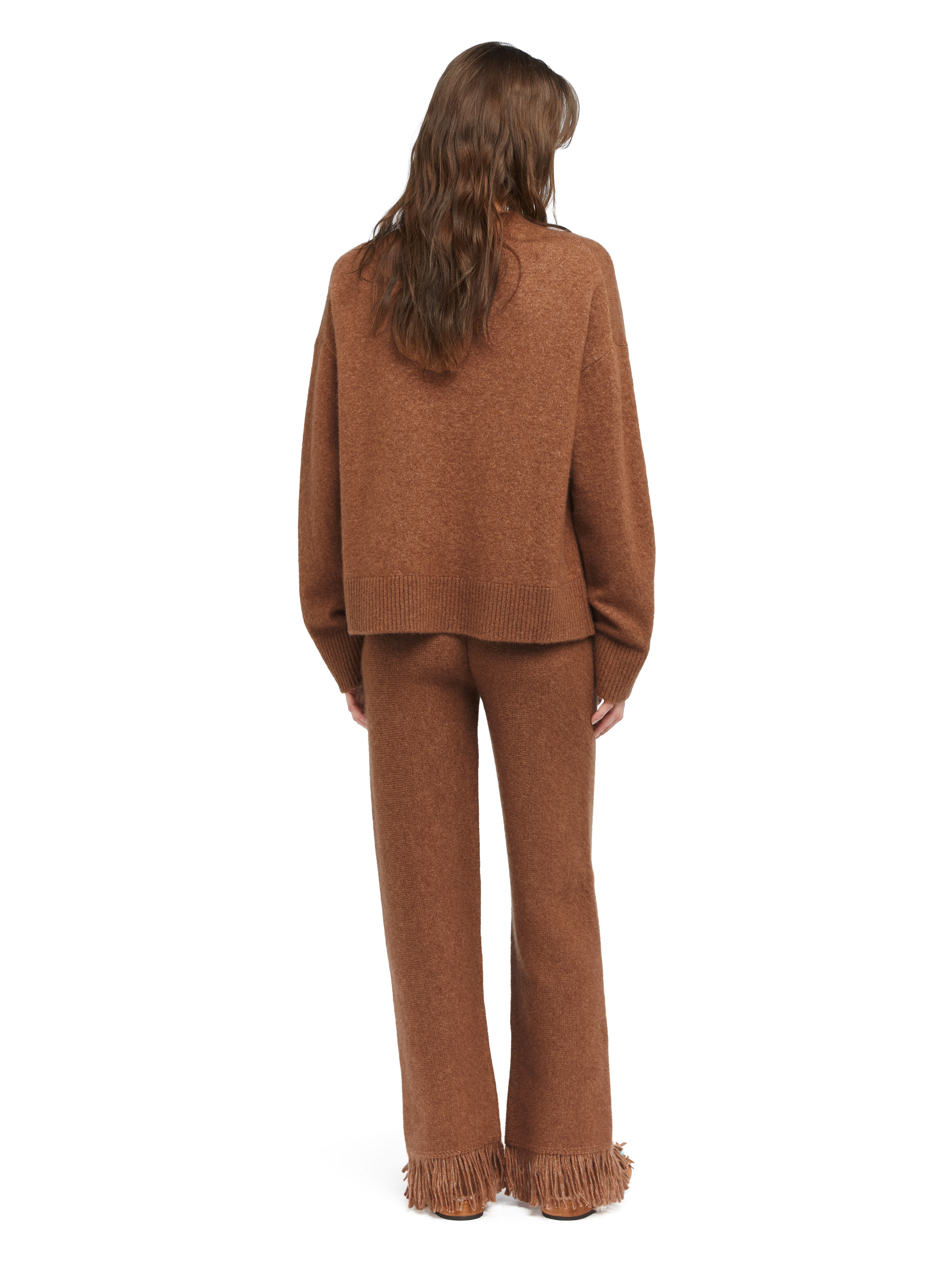 Alanui Alanui Finest Sweater Luli Brown LWHE067E25KNI001
