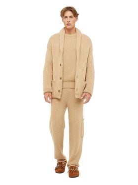 Alanui Alanui Finest Knit Cardigan Sandstorm LMHB037R24KNI001
