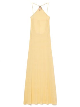 Alanui Mermaid Inside Halter Neck Dress Sunlight
