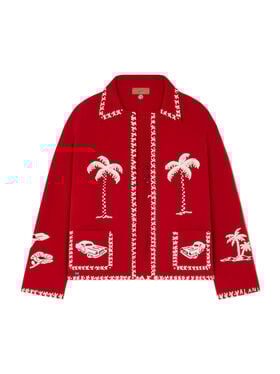 Alanui Remember Me Jacket Fire-White LWHQ01BE25KNI001
