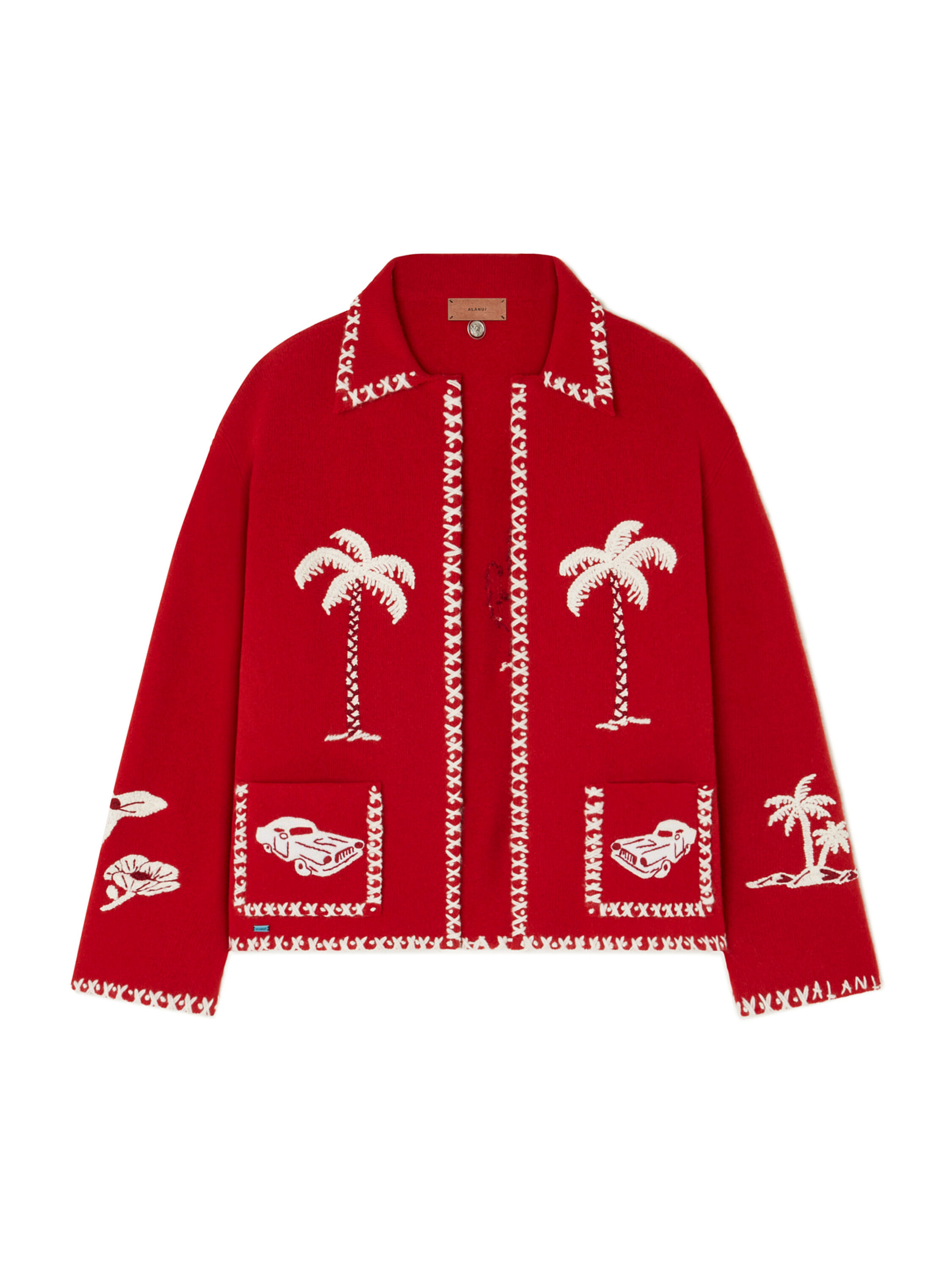 Alanui Remember Me Jacket Fire-White LWHQ01BE25KNI001