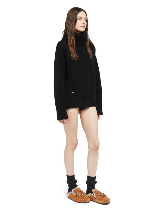 Alanui Alanui Finest Turtleneck Black LWHF008E25KNI001 Alanui Alanui Finest Turtleneck Black LWHF008E25KNI001