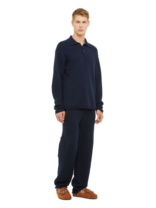 Alanui Alanui Finest Polo Black LMHV003R24KNI001