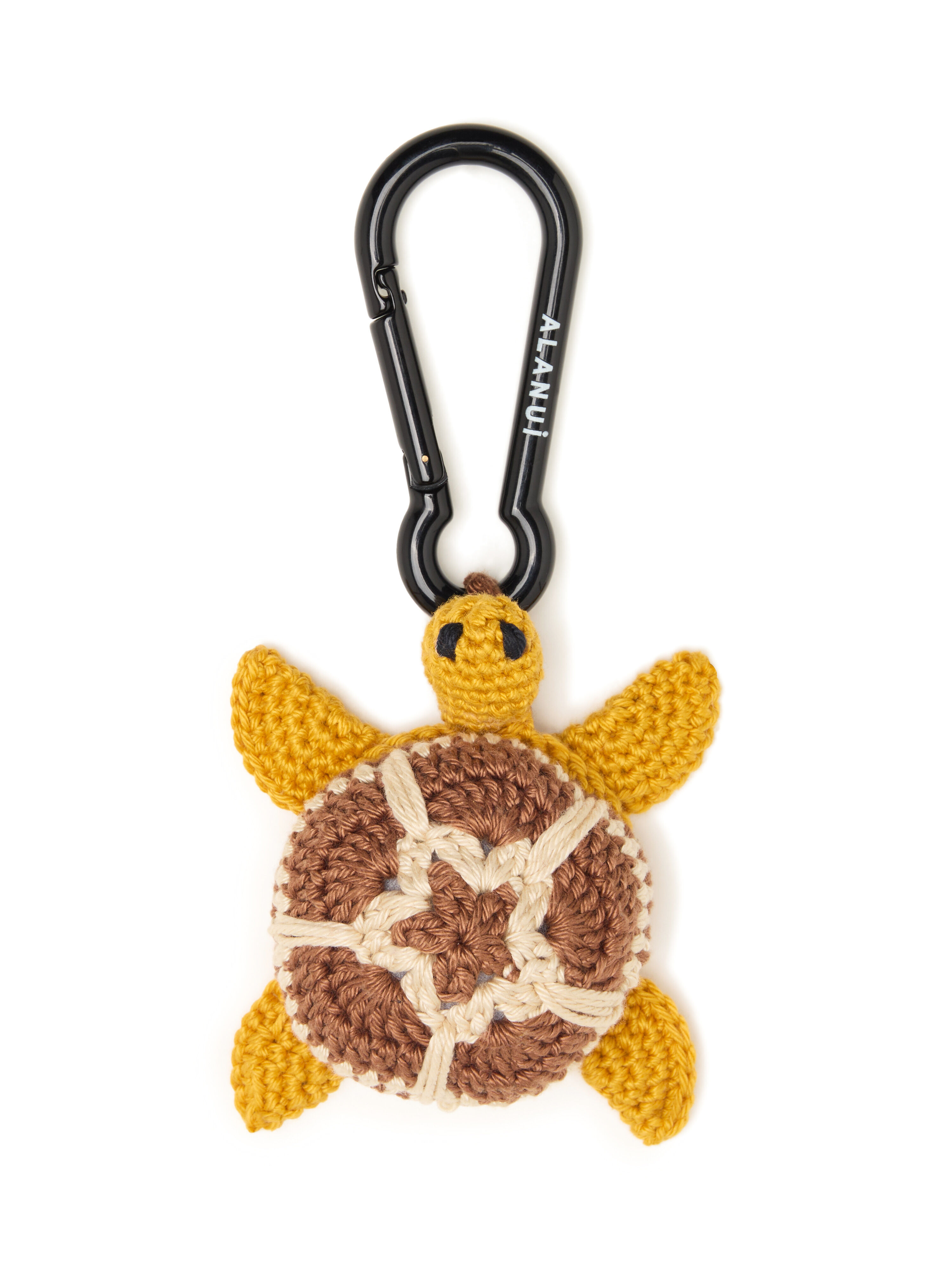 Alanui Handmade Turtle Crochet Key Holder Sunlight-Red Earth LWRE012R26KNI001 Alanui Handmade Turtle Crochet Key Holder Sunlight-Red Earth LWRE012R26KNI001