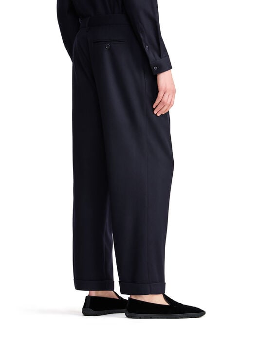 Alanui Giorgio Armani for Alanui Trousers Blue Navy Alanui Giorgio Armani for Alanui Trousers Blue Navy