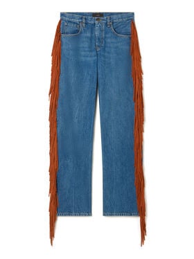 Alanui Golden Dusk Denim Pants Medium Wash Denim