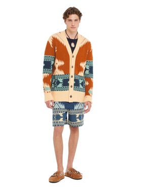 Alanui Golden Dusk Cardigan Sunrise-Sunlight LMHB035R26KNI001