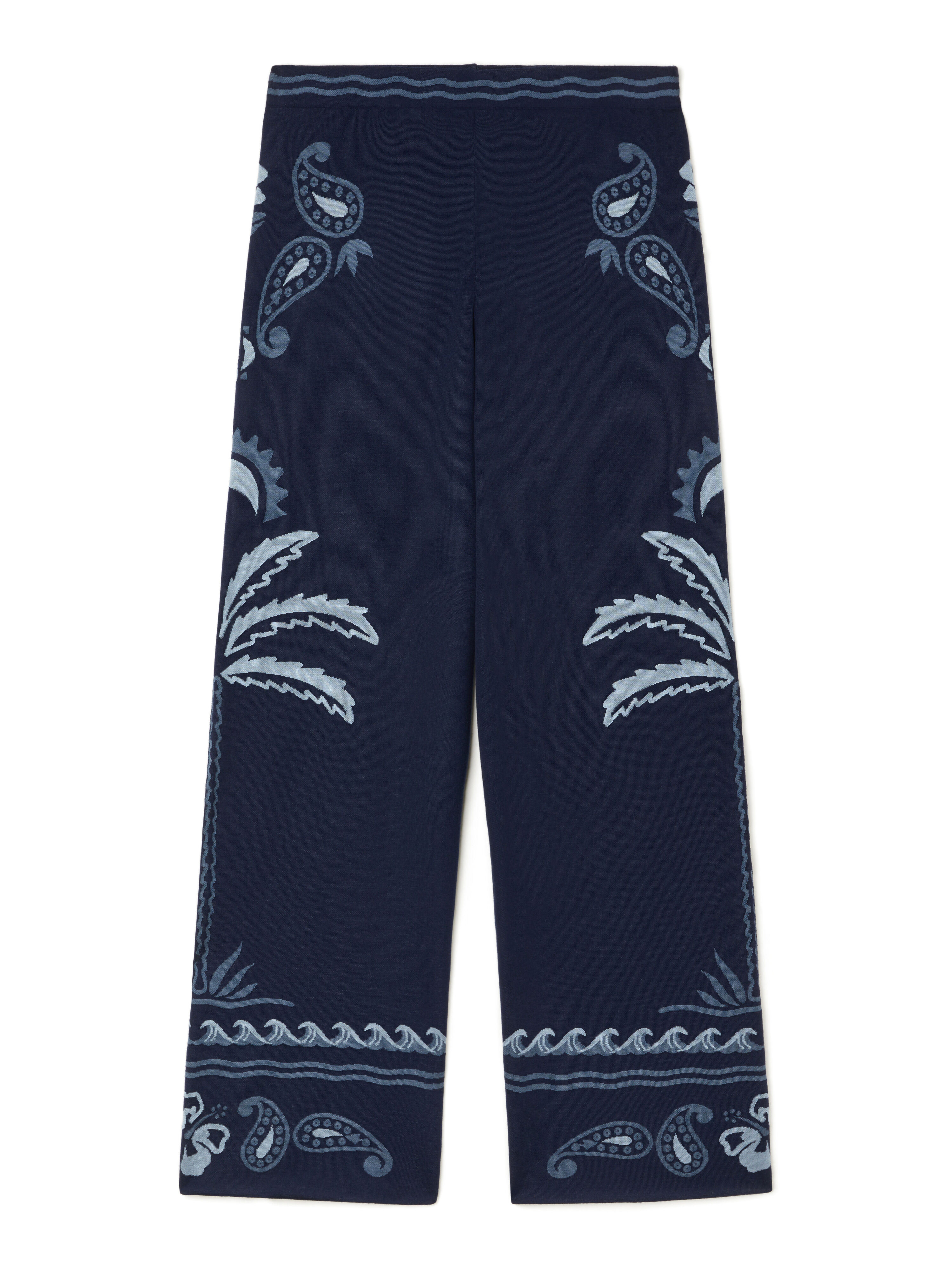 Alanui Glimpse Of Eden Pants Midnight-Denim LWHG016E25KNI002