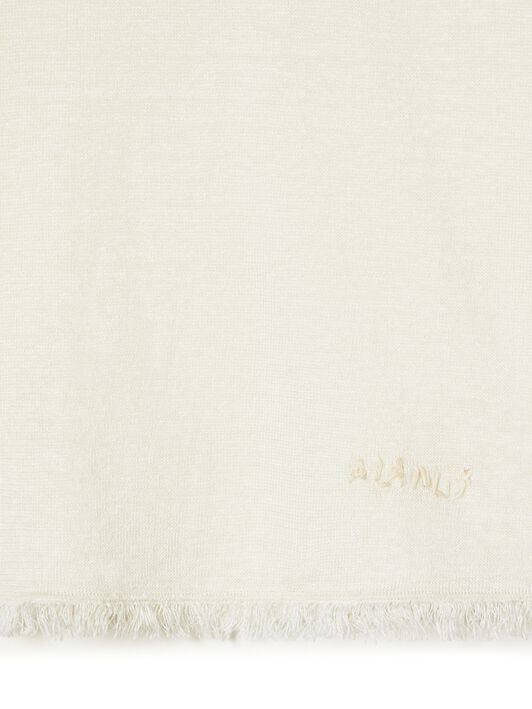 Alanui T-Shirt Chalk LMHW002R25KNI001